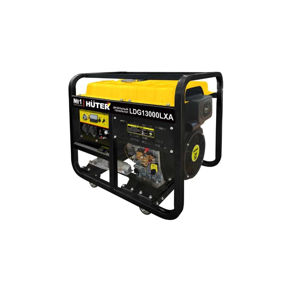Изображение товара Дизельный электрогенератор Huter LDG 13000LXА 64/2/10 мощность 9.5 кВт