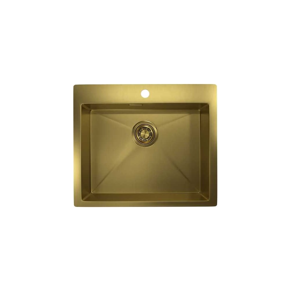 Изображение товара Кухонная мойка из нержавеющей стали GRANULA GR-5951 золото сатин