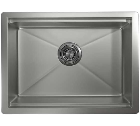 Изображение товара Кухонная мойка стальная GRANULA KS-6045U сталь матовая