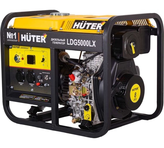 Изображение товара Электрогенератор дизельный Huter LDG 5000LX 64/2/7