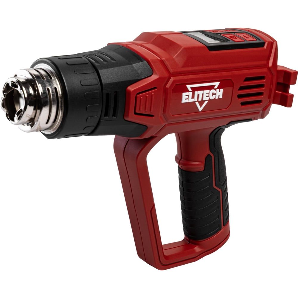 Изображение товара Профессиональный термопистолет Elitech ТВ 2060Ж 2000 Вт с ЖК-дисплеем и защитой от перегрева