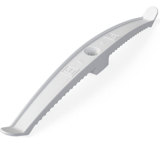 Изображение товара Держатель кабеля двусторонний Промрукав для прямого монтажа в гофроящике белый 100шт. PR13.0486