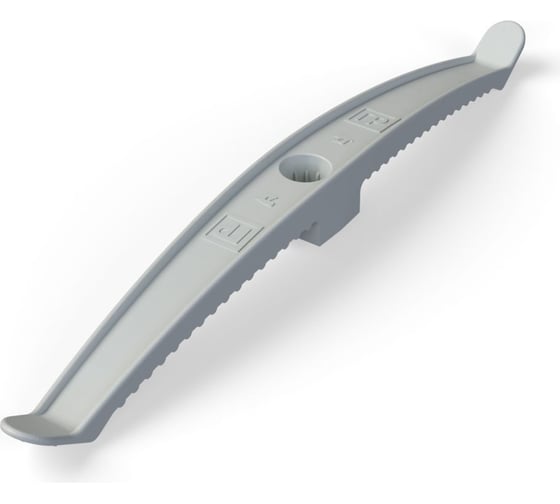 Изображение товара Держатель кабеля двусторонний Промрукав для прямого монтажа в гофроящике серый 100шт. PR13.0487