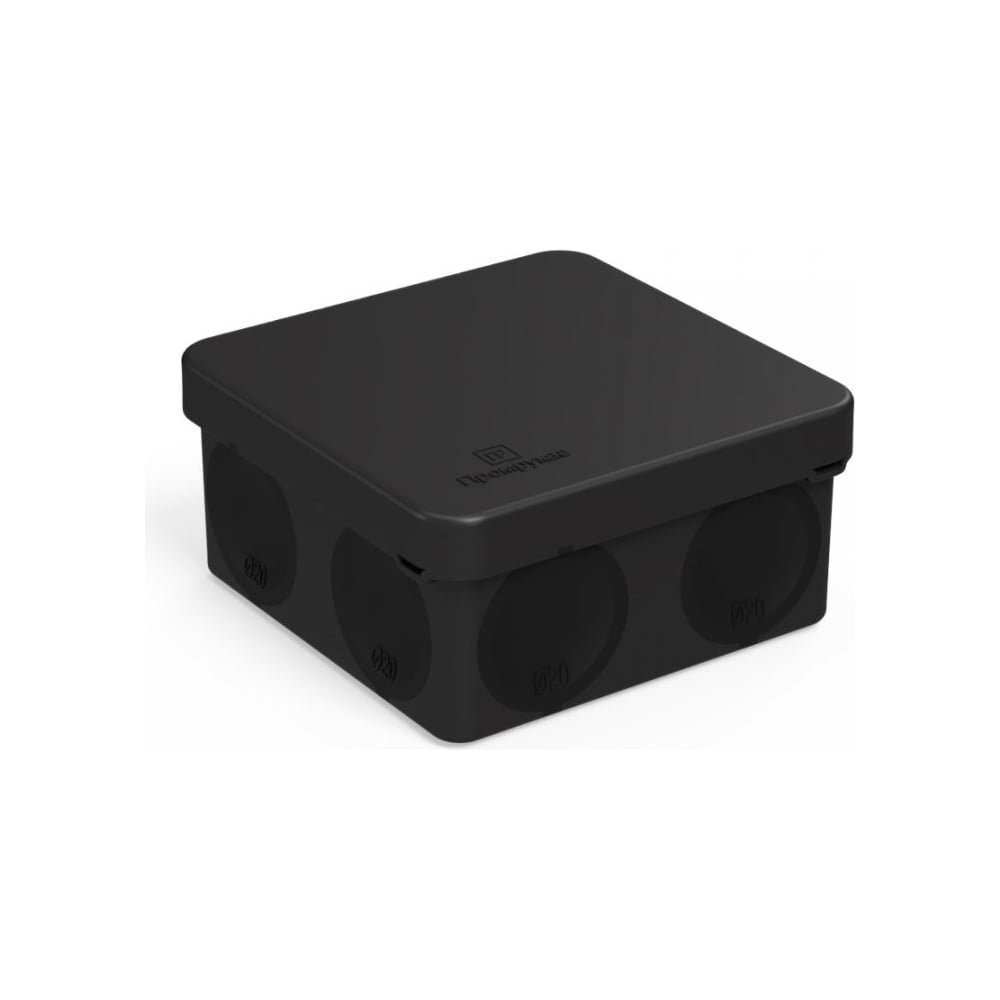 Изображение товара Коробка распределительная ЭМК 60-0210-9005м Черная 80x80x40 Изображение товара Коробка распределительная ЭМК 60-0210-9005м Черная 80x80x40