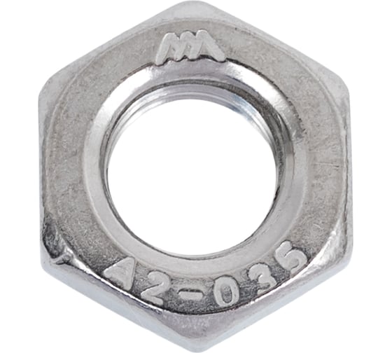 Изображение товара Шестигранная низкая гайка DINFIX DIN 439, нерж. A2, M8, 1 шт. 00-0004461