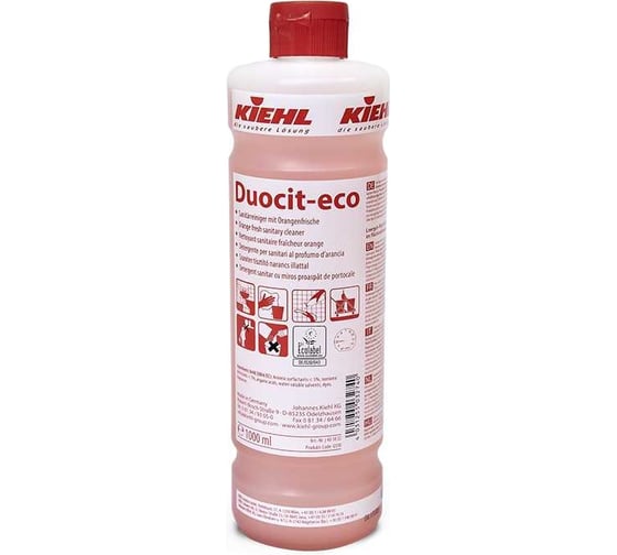 Изображение товара Базовое кислотное ср-во для уборки санитарных помещений KIEHL Johannes KG Duocit-eco 1 л j401801