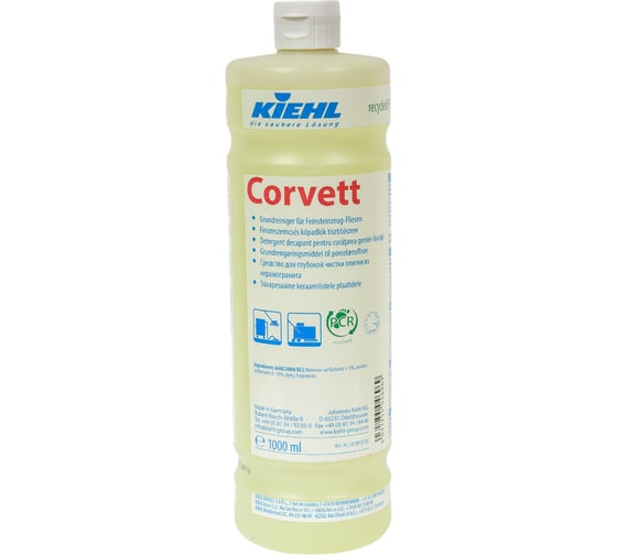 Изображение товара Средство для глубокой чистки гранита, керамической плитки, керамогранита KIEHL Johannes KG Corvett 1 л j250901