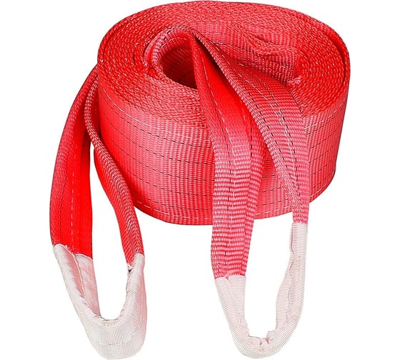 Изображение товара Буксировочный трос ПромСтроп 35 т, длина 6,0 м, ширина 150 мм, два слоя (петля-петля) 4687204788819