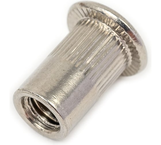 Изображение товара Заклепка-гайка ЦКИ М6 плоская, рифленная A2 REX 50 шт. 50829