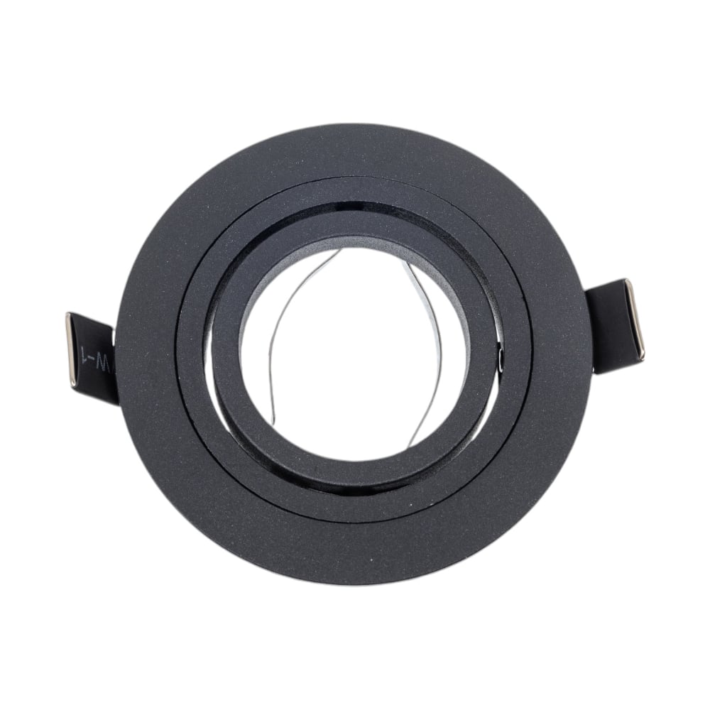 Изображение товара Светильник встраиваемый Luminotti BASE MR16 GU 10 черный круглый 92 мм