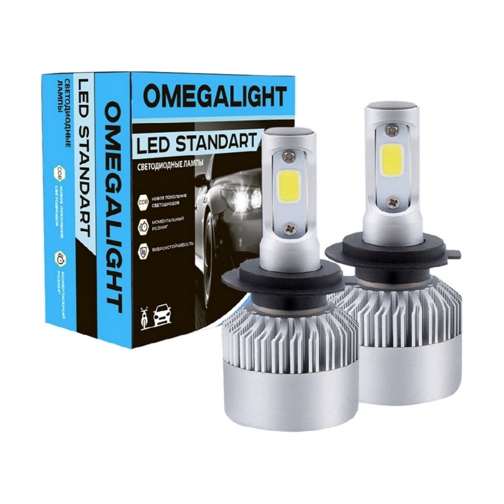 Изображение товара Комплект ламп Clearlight LED Omegalight Standart HB3 2400lm 2шт. OLLEDHB3ST-2