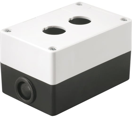 Изображение товара Корпус IEK, КП 102, 2-местный, белый, для кнопок, ИЭК, BKP10-2-K01