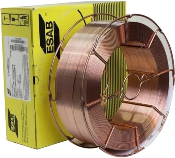 Изображение товара Проволока омедненная СВ-08Г2С (0.8 мм; кассета 15 кг) ESAB СВ000012278