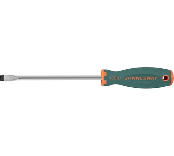 Изображение товара Стержневая шлицевая отвертка Jonnesway ANTI-SLIP GRIP, SL8.0x150 мм D71S8150