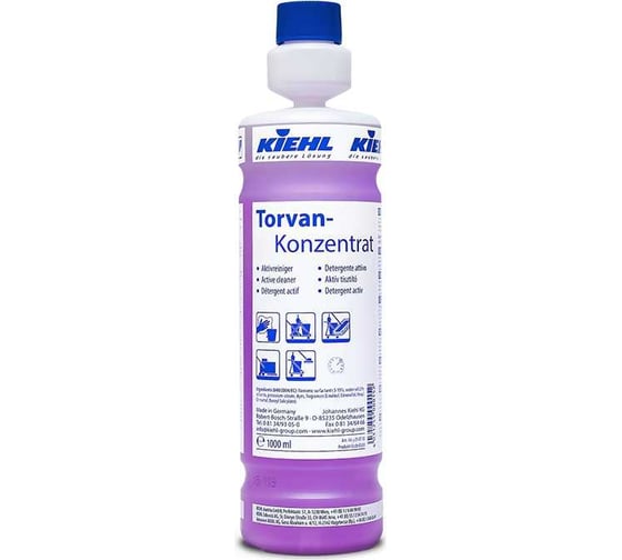 Изображение товара Универсальное активное чистящее средство, KIEHL Johannes KG Torvan-Konzentrat концентрат 1 л j250702