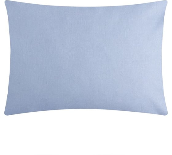 Изображение товара Наволочка Этель 50x70 см, цвет голубой, 100% хлопок, поплин 125 г/м2 9241741
