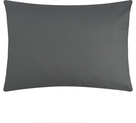 Изображение товара Наволочка Этель 50x70 см, цвет серый, 100% хлопок, поплин, 125 г/м2 9556798