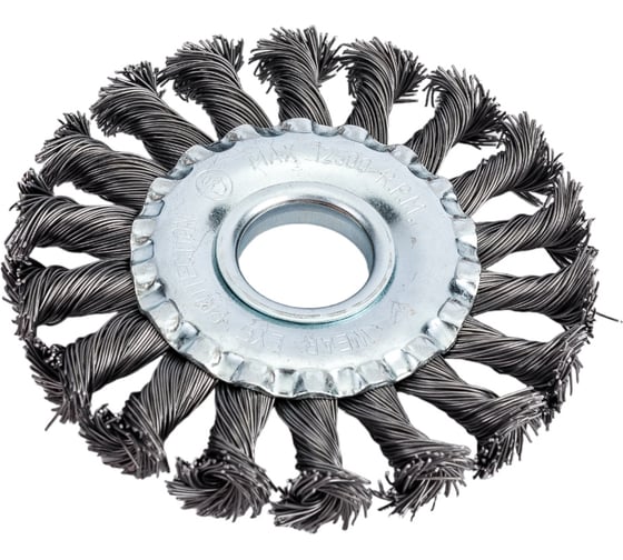 Изображение товара Щетка плоская (100х22.2 мм; крученая проволока 0.5 мм) для УШМ КЕДР 150-0100 208052