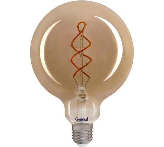 Изображение товара Светодиодная лампа General Lighting Systems FIL G125DSS-6W-E27-1800K 684600