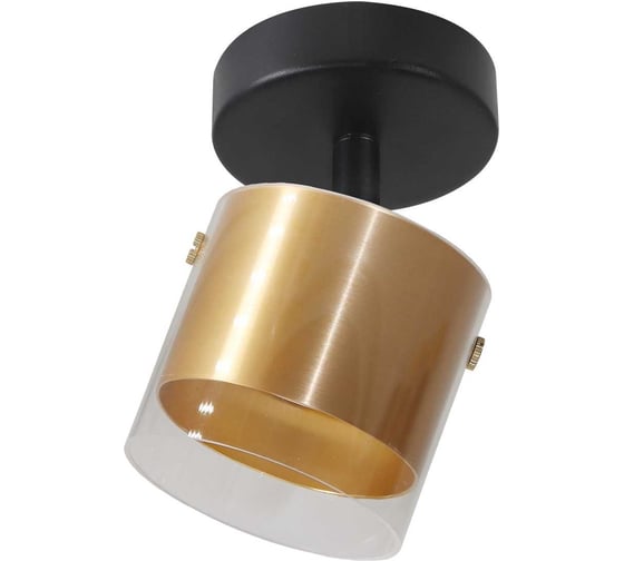 Изображение товара Накладной светильник Wolta спот, корпус под светодиодную лампу GX53, макс.мощность 20Вт, 87×155 мм, IP20, Патрон из термостойкого пластика, Золото WSL-GX53/S07G