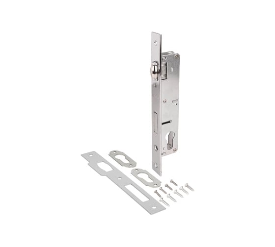 Изображение товара Врезной замок Marlok узкопрофильный, 155-20 мм, ролик, CP хром 007556