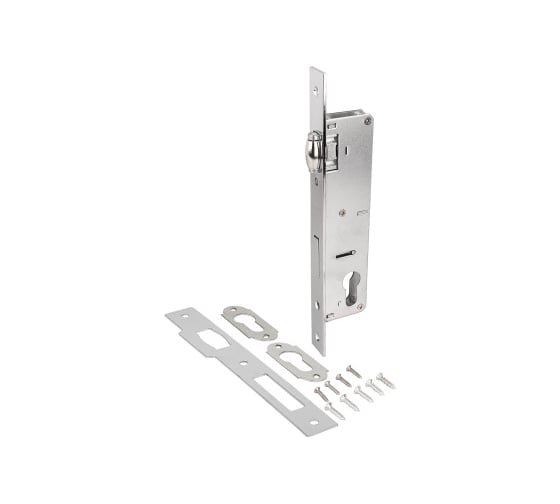 Изображение товара Врезной замок Marlok узкопрофильный, 155-30 мм, ролик, CP хром 008260