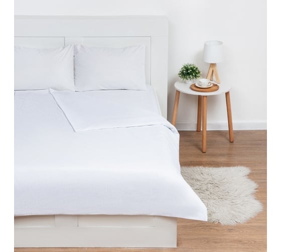 Изображение товара Пододеяльник Этель 1,5 спальный, 143x214 см, бязь отбеленная 120 гр/м2 1448798