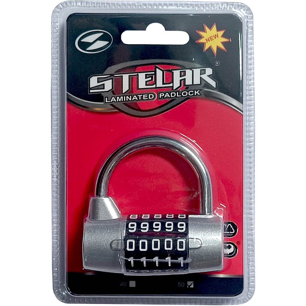 Изображение товара Навесной кодовый замок Marlok 50 мм с возможностью перекодировки