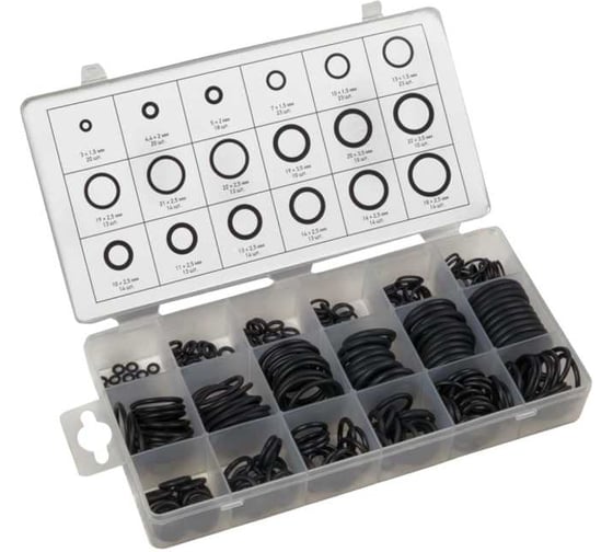 Изображение товара Набор шайб уплотнительных 279 предметов СЕРВИС КЛЮЧ 73279