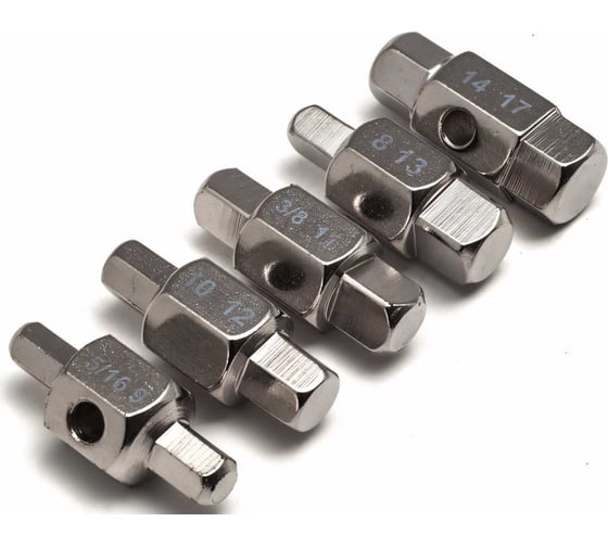 Изображение товара Набор бит 5 предметов для маслосливных пробок СЕРВИС КЛЮЧ 76420