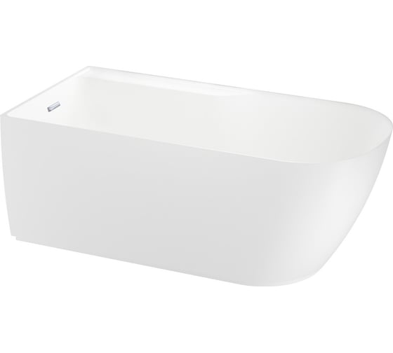 Изображение товара Отдельностоящая акриловая ванна Wellsee Camellia 2.0 167x82 см (левый разворот) в наборе 4 в 1 236201001