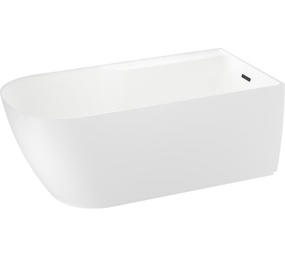 Изображение товара Отдельностоящая акриловая ванна Wellsee Camellia 2.0 167x82 см (правый разворот) в наборе 4 в 1 236202003