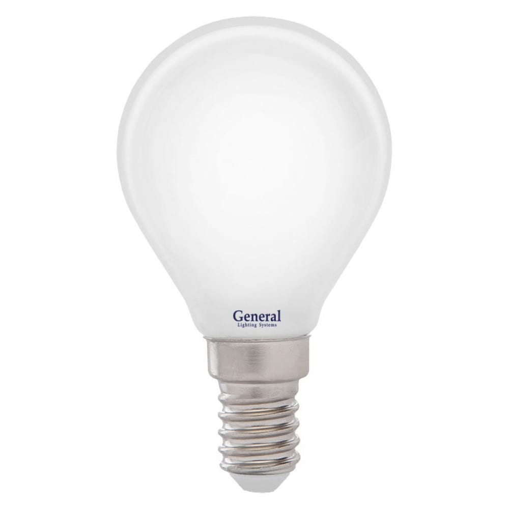 фото Светодиодная лампа general lighting systems fil шарик g45s-m-8w-e14-2700k 649998