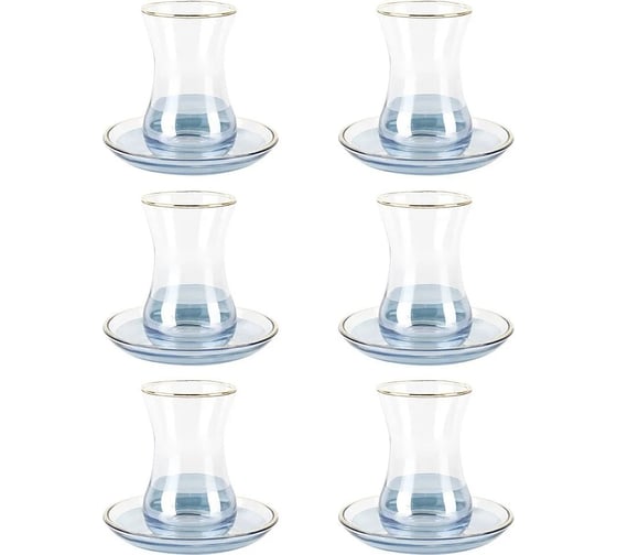 Изображение товара Набор армуд для чая Nouvelle Армуды с блюдцами, 12 предметов, 125 мл 9950210