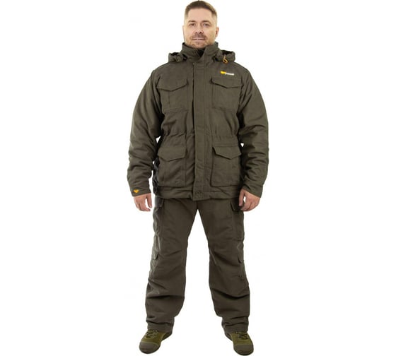 Изображение товара Зимний костюм для охоты Pride Шутер, -15, хаки, размер 52-54, рост 170-176 4610097084829