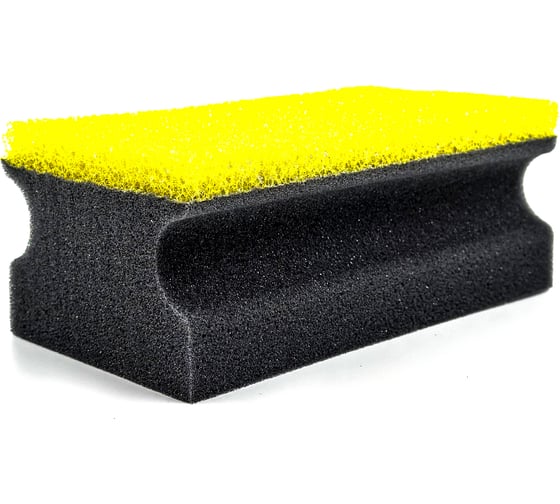 Изображение товара Губка автомобильная двухслойная Golden Snail Рельса XL GS0326