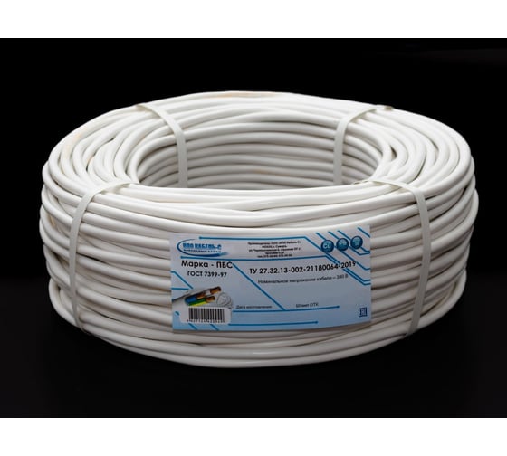 Изображение товара Провод ПВС 2x1,5 ГОСТ (50 м) ООО "НПО КАБЕЛЬ-С" НФ-00001612