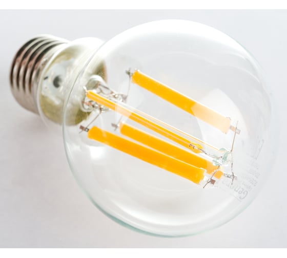 Изображение товара Светодиодная лампа General Lighting Systems Филамент прозрачный E27 17Вт 230В 1480Лм 2700К Теплый белый свет Груша GLDEN-A60S-17-230-E27-2700 660319