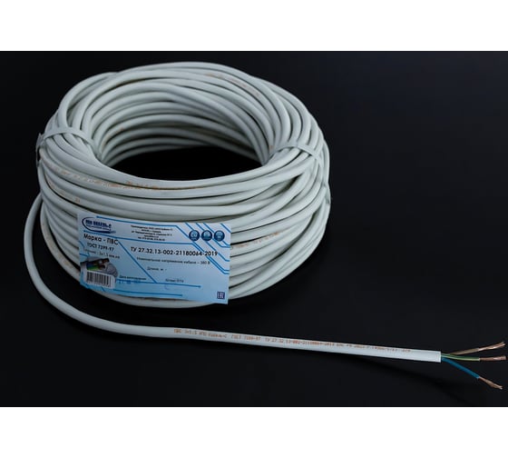 Изображение товара Провод ПВС 3x1,5 ГОСТ (50 м) ООО "НПО КАБЕЛЬ-С" НФ-00001677