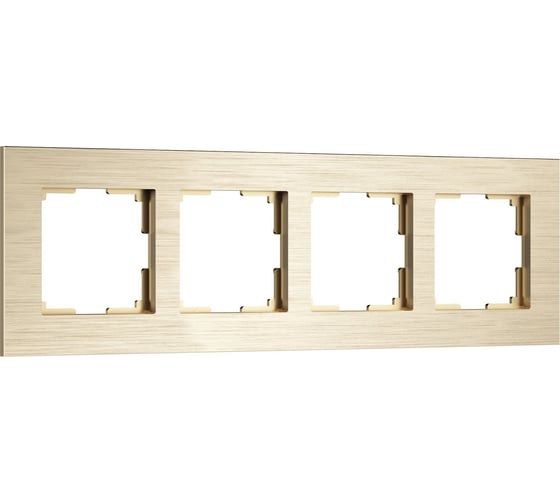 Изображение товара Рамка WERKEL на 4 поста AluMax (шампань) a066336