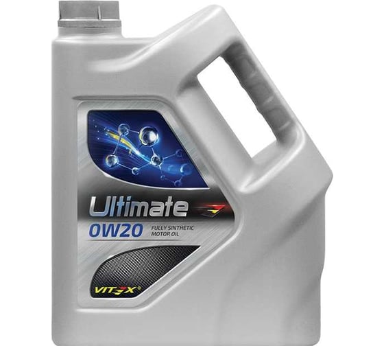 Изображение товара Масло моторное VITEX Ultimate 0W20 SAE 0W20, API SN/CF, ACEA A1/B1-12 4 л v300209