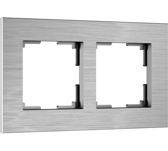Изображение товара Рамка WERKEL на 2 поста AluMax (алюминий) a066327