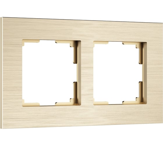 Изображение товара Рамка WERKEL на 2 поста AluMax (шампань) a066334