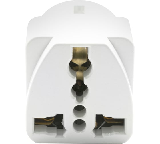 Изображение товара Адаптер сетевой универсальный OXION 220В, 10А, пластик ABS, медные контакты, OX-SKTADP221PBAG