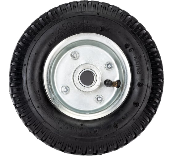 Изображение товара Колесо пневматическое с симметричной короткой ступицей (200 мм; 20 мм; 2.50-4) MFK-TORG PR1400 20