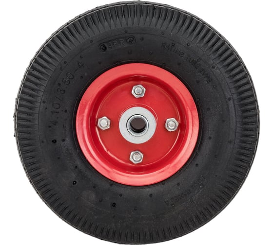 Изображение товара Колесо с симметричной металлической ступицей (250 мм; 16 мм; пневматическое) 3 50-4 MFK-TORG PR1804 16