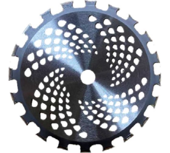 Изображение товара Нож триммера 255x25.4x1.3 мм, 40 зубьев, с напайками и двухсторонними зубцами, А77 FORZA FZ02.01.255.40H2х2