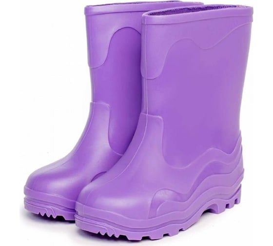 Изображение товара Сапожки литьевые из ПВХ малодетские ТЗРО С300-мтз без вкл. чулка, сиреневый (р. 135)