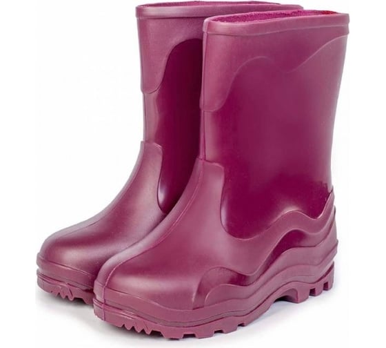 Изображение товара Сапожки литьевые из ПВХ малодетские ТЗРО С300-мтз без вкл. чулка, бордо (р. 150)