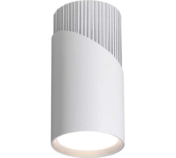 Изображение товара Накладной светильник Wolta DOLCE, корпус под лампу GU10, макс.мощность 50Вт, 55×110 мм, керамический патрон, Белый/хром WSL-GU10/06WCH